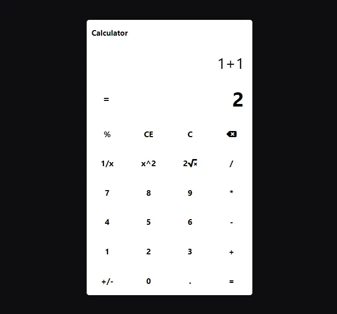 Calculator