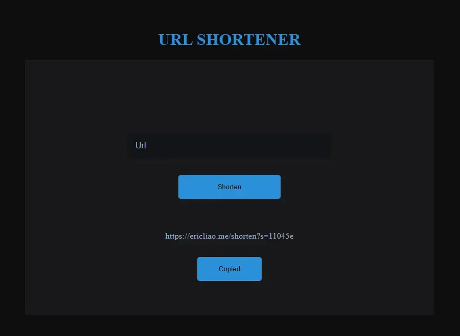 Url Shortener